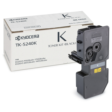 Kyocera 1T02R70NL0 TK-5240K Black Toner Cartridge (4,000 Pages)