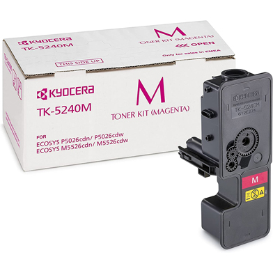 Kyocera 1T02R7BNL0 TK-5240M Magenta Toner Cartridge (3,000 Pages)