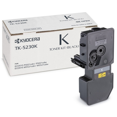 Kyocera TK-5230K Black Toner Cartridge (2,600 Pages) 
