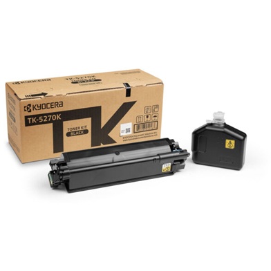 Kyocera 1T02TV0NL0 TK-5270K Black Toner Cartridge (8,000 Pages)