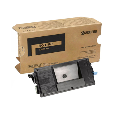 Kyocera 1T02T60NL1 TK-3190 Extra High Capacity Black Toner Cartridge (25,000 Pages)