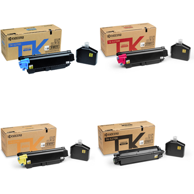 Kyocera TK-5270 Bundle Pack K (8,000 Pages) CMY (6,000 Pages) 