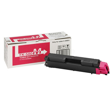 Kyocera 1T02KTBNL0 TK-580M Magenta Toner Cartridge (2,800 Pages)