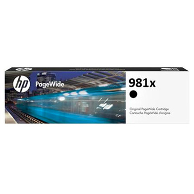 HP L0R12A 981X High Yield Black Original PageWide Ink Cartridge (11,000 Pages)