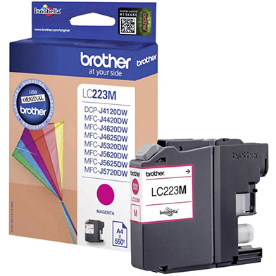 Brother LC223M Magenta Ink Cartridge (550 Pages)