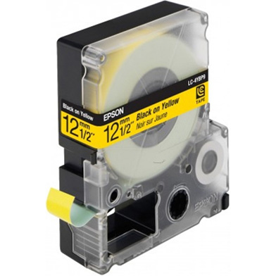 Epson LC-4YBP9 Black/Yellow 12mm (9m) tape