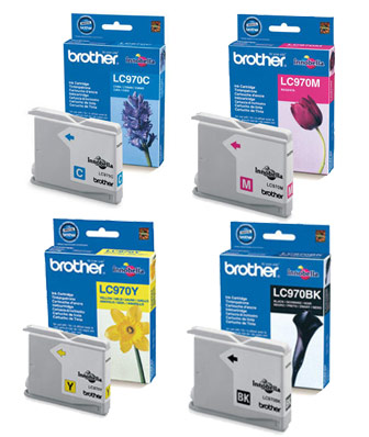 Brother LC-970 Bundle Pack of Cartridges (CMYK)