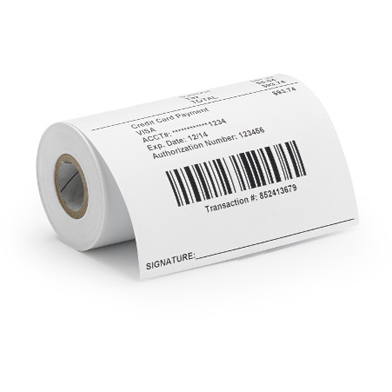 Zebra 8000D Linerless Coated Direct Thermal Label Roll (51mm x 19.8m) (Box of 36 Rolls)