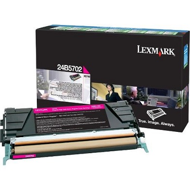 Lexmark 24B5702 24B5702 Magenta Return Programme Toner Cartridge (10,000 Pages)