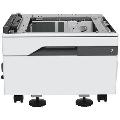 Lexmark 520 Sheet Input Tray with Caster Cabinet