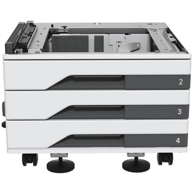 Lexmark 32D0802 3 x 520 Sheet Input Tray Unit with Casters
