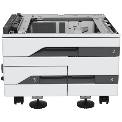 Lexmark 2,520 Sheet Tandem Tray with Casters