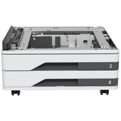 Lexmark 2 x 520 Sheet Input Tray Unit with Casters