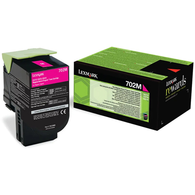 Lexmark 70C20M0 702M Magenta RP Toner Cartridge (1,000 Pages)