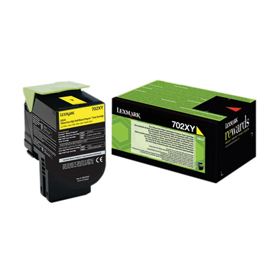 Lexmark 70C2XY0 Yellow Extra High Cap Toner Cartridge (4,000 Pages)
