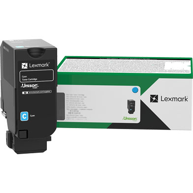 Lexmark 71C2XC0 High Capacity Cyan Return Programme Toner Cartridge (12,500 Pages)