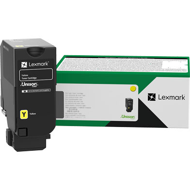Lexmark 71C2XY0 High Capacity Yellow Return Programme Toner Cartridge (12,500 Pages)