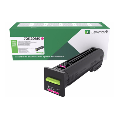 Lexmark 72K20M0 Magenta Return Programme Toner Cartridge (8,000 Pages)