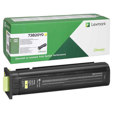 Lexmark 73B20Y0 Yellow Return Programme Toner Cartridge (15,000 pages)