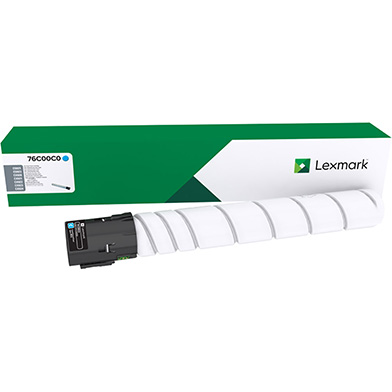 Lexmark 76C00C0 Cyan Toner Cartridge (11,500 Pages)