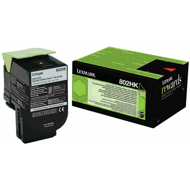 Lexmark 80C2HK0 802HK Black High Capacity RP Toner Cartridge (4,000 Pages)
