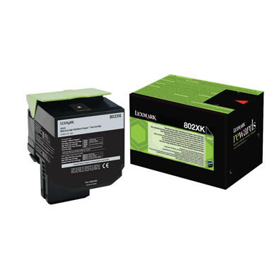 Lexmark 80C2XK0 802XK Black Extra High Capacity RP Toner Cartridge (8,000 Pages)