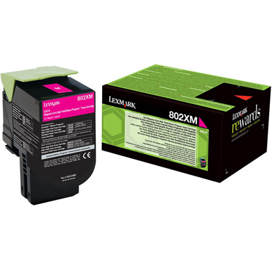 Lexmark 80C2XM0 802XM Magenta Extra High Capacity RP Toner Cartridge (4,000 Pages)