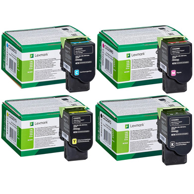 Lexmark RP Toner Cartridge Value Pack CMYK (1,000 Pages)