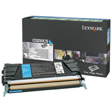 Lexmark C5200CS C5200CS Cyan Return Programme Toner Cartridge (1,500 Pages)
