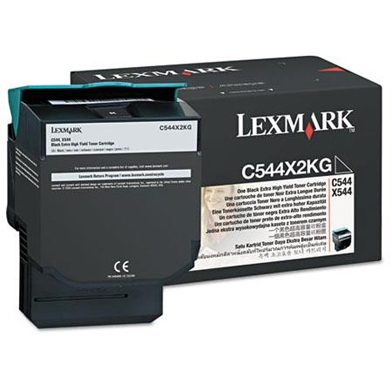 Lexmark C544X2KG C544X2KG Black Extra High Yield Toner Cartridge (6,000 Pages)
