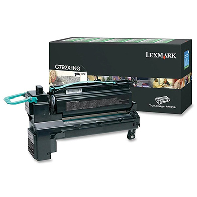 Lexmark C792X1KG Black Extra High-Cap Return Program Toner Cartridge (20,000 Pages)