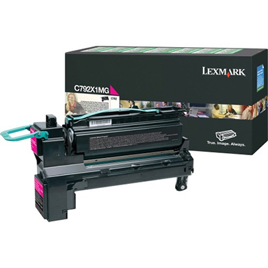 Lexmark C792X1MG Magenta Extra High-Cap Return Program Toner Cartridge (20,000 Pages)