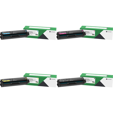 Lexmark  High Yield RP Toner Cartridge Value Pack CMY (6,700 Pages) K (6,000 Pages)