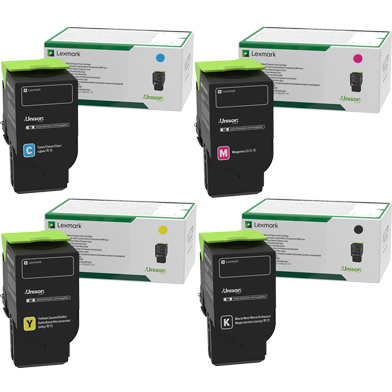 Lexmark Extra High Yield RP Toner Value Pack CMY (5K Pages) K (8.5K Pages) 