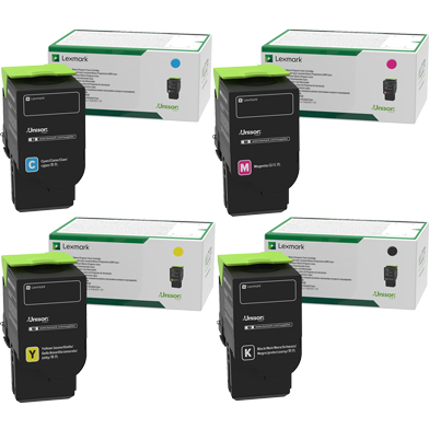 Lexmark  Extra High Yield RP Toner Value Pack CMY (5K Pages) K (8.5K Pages)