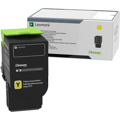 Lexmark 78C0U40 Yellow Ultra High Yield Toner Cartridge (7,000 Pages)