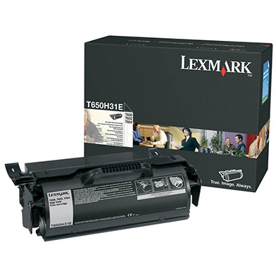 Lexmark T650H31E Black High Yield Toner Cartridge (25,000 Pages)