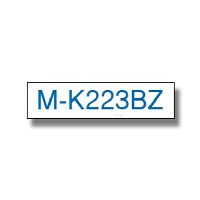 Brother MK223BZ M-K223BZ 9mm Labelling Tape (BLUE ON WHITE)