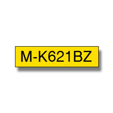 Brother MK621BZ M-K621BZ 9mm Labelling Tape (BLACK ON YELLOW)