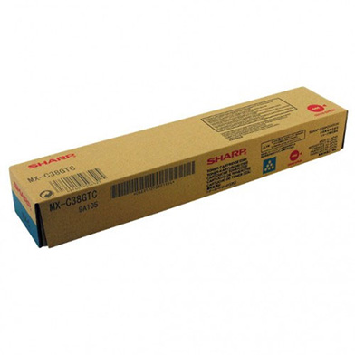 Sharp MX-C38GTC Cyan Toner Cartridge (10,000 Pages)