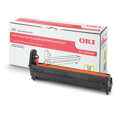 OKI Yellow Image Drum (20,000 Pages) 