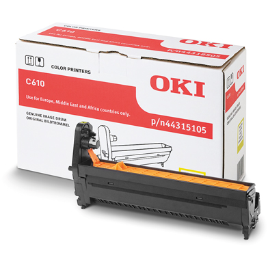 OKI 44315105 Yellow Image Drum (20,000 Pages)