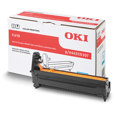 OKI 44315107 Cyan Image Drum (20,000 Pages)