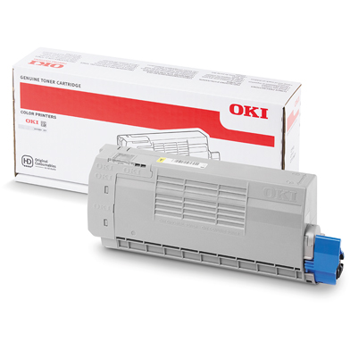 OKI 44318605 Yellow Toner Cartridge (11,500 Pages)