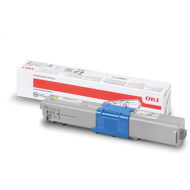 OKI 44469704 Yellow Toner Cartridge (2,000 Pages)