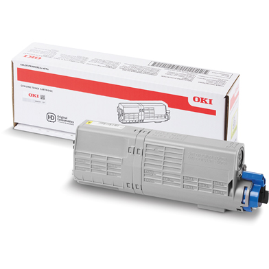 OKI 44469722 High Capacity Yellow Toner Cartridge (5,000 Pages)