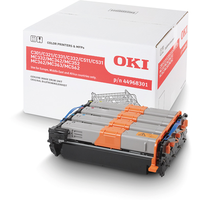 OKI 44968301 Image Drum (30,000 Pages Black, 20,000 Pages Colour)