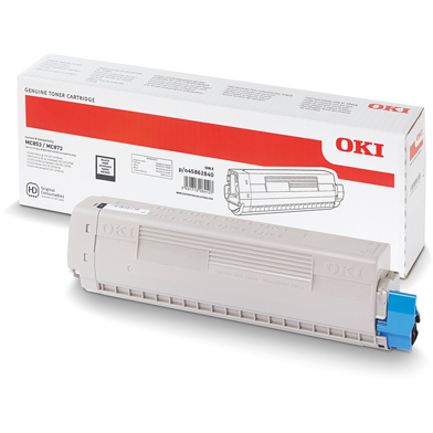 OKI 45862840 Black Toner Cartridge (7,000 Pages)