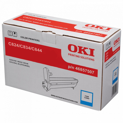 OKI 46857507 Cyan Image Drum (30,000 Pages)