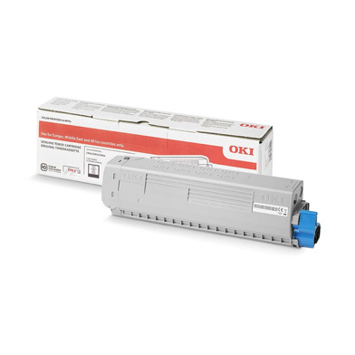 OKI 46861308 High Capacity Black Toner Cartridge (10,000 Pages)